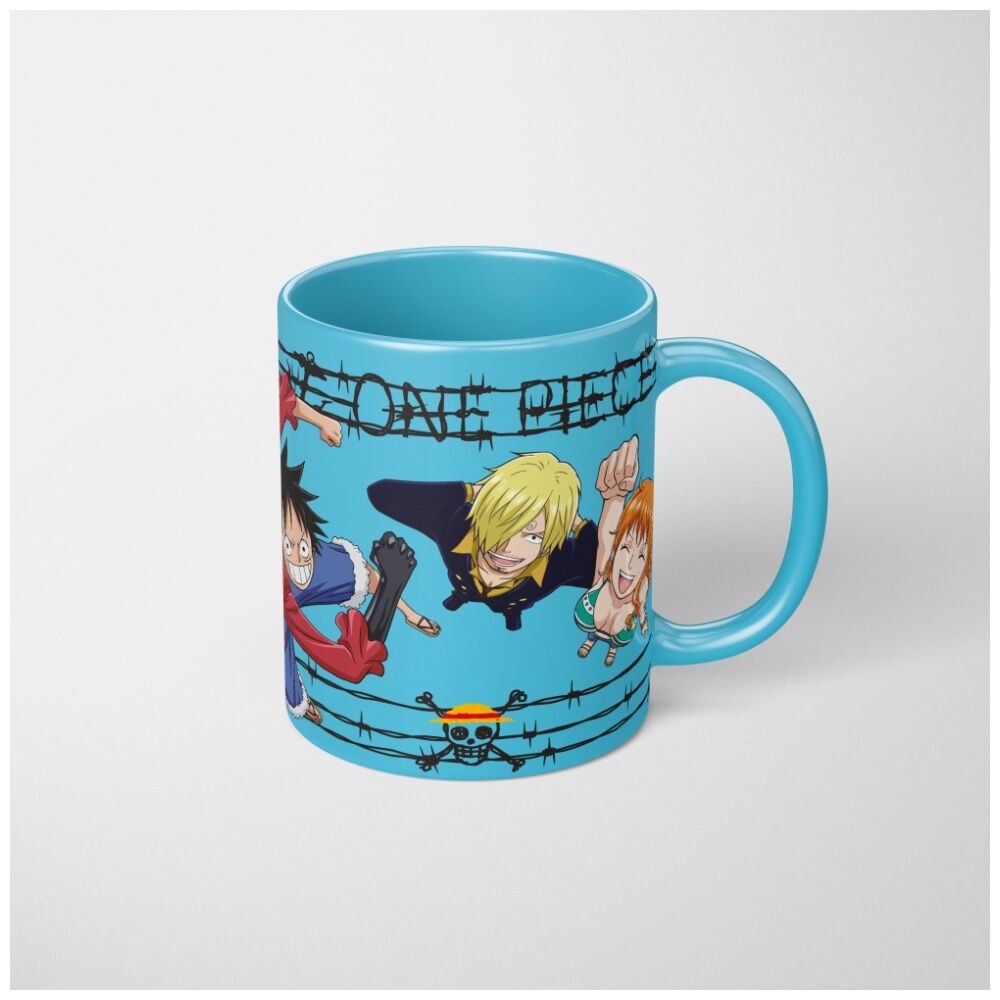 One Piece Multicolour Characters Ceramic Hot & Cold Drinking Mug — image 3