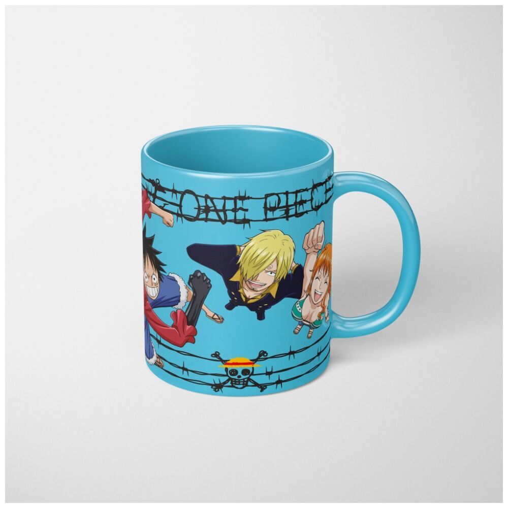 One Piece Characters Ceramic Hot & Cold Drinking Mug Multicolour (3 Pack) — image 4