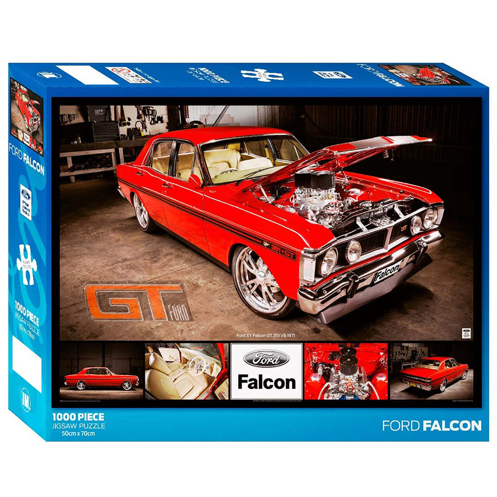 Ford Falcon Cat GT Red Jigsaw Puzzle Kids/Adult Set 50x70cm 3y+ (1000 Pieces)