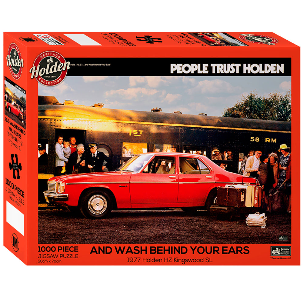 Holden Kingswood Red Car Motoring Themed Jigsaw Puzzle 50x70cm 3y+ (1000 Pieces)