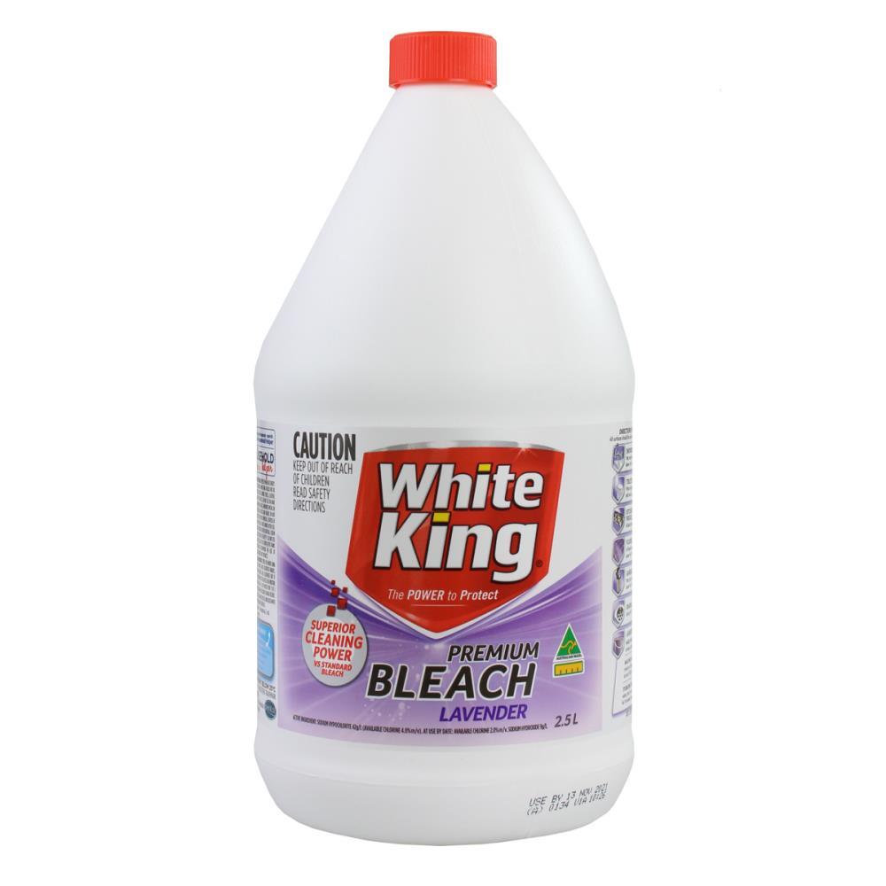 White King Premium All Purpose Antibacterial Bleach Cleaner 2.5L Lavender (8 Pack) — image 2