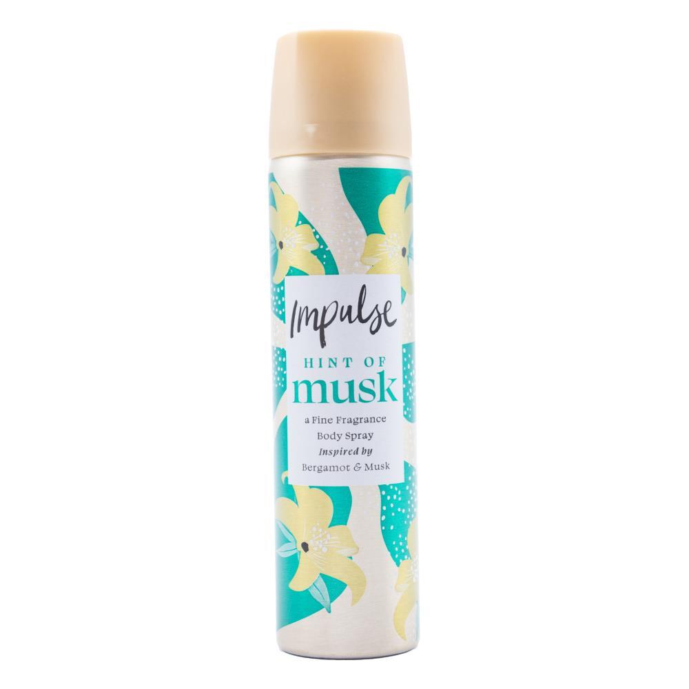 Impulse 75ml Ladies Body Spray Hint Of Musk Inspired By Bergamot & Musk (12 Pack) — image 2