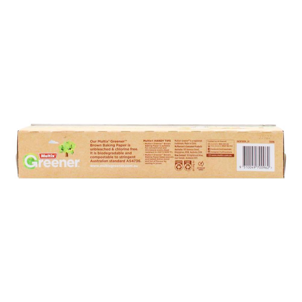 Multix Wide Baking Paper Sheet Roll 9 Pack 40m x 30cm Unbleached — image 3