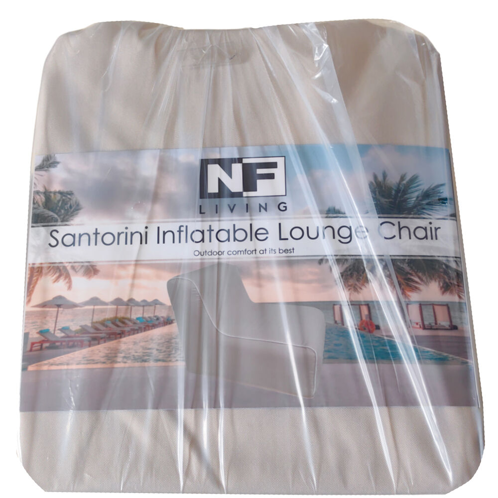 NF Living Outdoor Inflatable Seat 90x60x70 Portable Chair Lounge Furniture Taupe — image 7