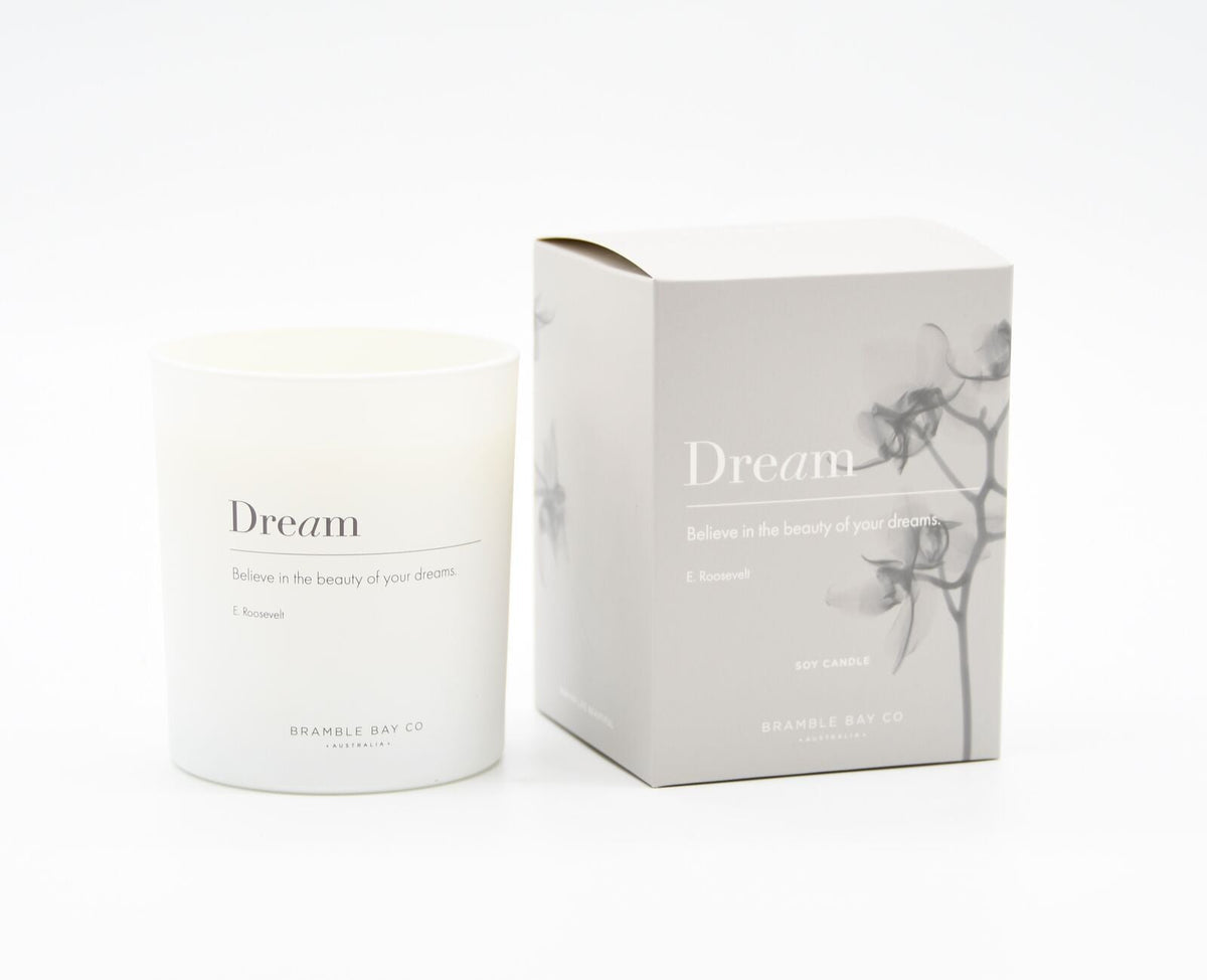 Bramble Bay Dream Candle Vanilla Pannacotta Caramel Scented Inspirational (2 Pack) — image 2