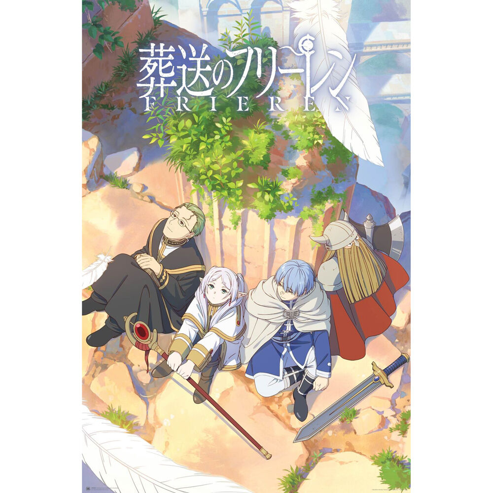 Frieren 61 x 91.5cm Beyond Journeys End Sitting Regular Wall Poster/Print