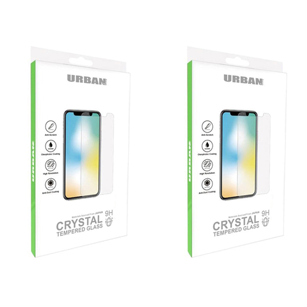 Urban Crystal Glass Screen Protector For Apple iPhone 16 Plus - Clear (2 Pack)