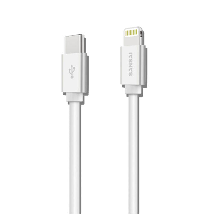 Sansai 1.2m USB-C to 8 Pin Charging/Data Sync Cable for iPhone 12 Pro Max (2 Pack) — image 2