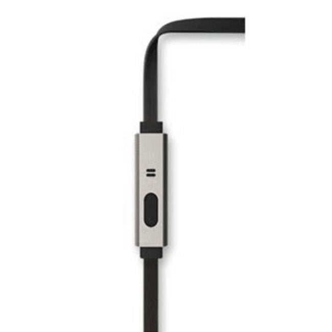 Sansai Metallic Stereo Earphones/Headphones w/Mic/AUX Input for Iphone Silver — image 3