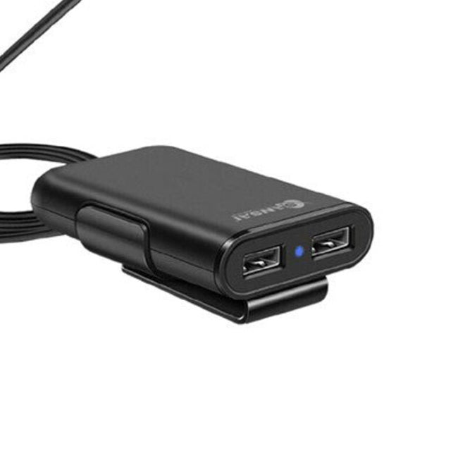 Sansai 4-Port 9.6A 5V USB In-Car Phone/Tablet Backseat Charger w/ 1.8m Cable — image 3