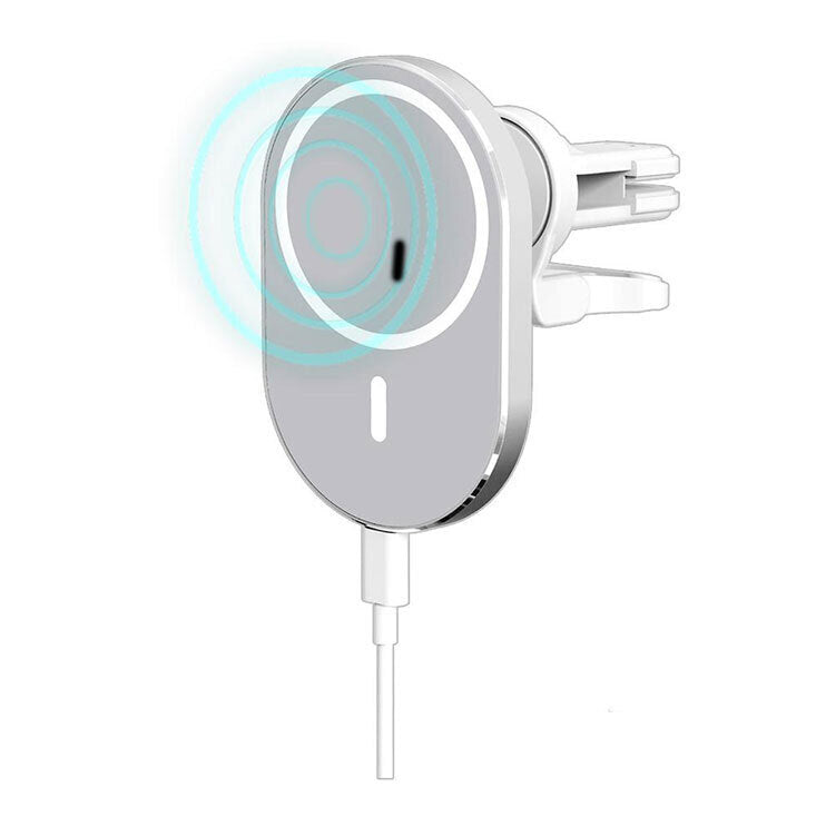 Sansai Magnetic Wireless SLV Car Phone Charger 15W For iPhone 12 w/ Vent Mount