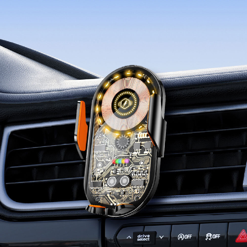 Sansai Wireless Automatic Clamping Car Hands-Free Phone Charger Holder — image 2