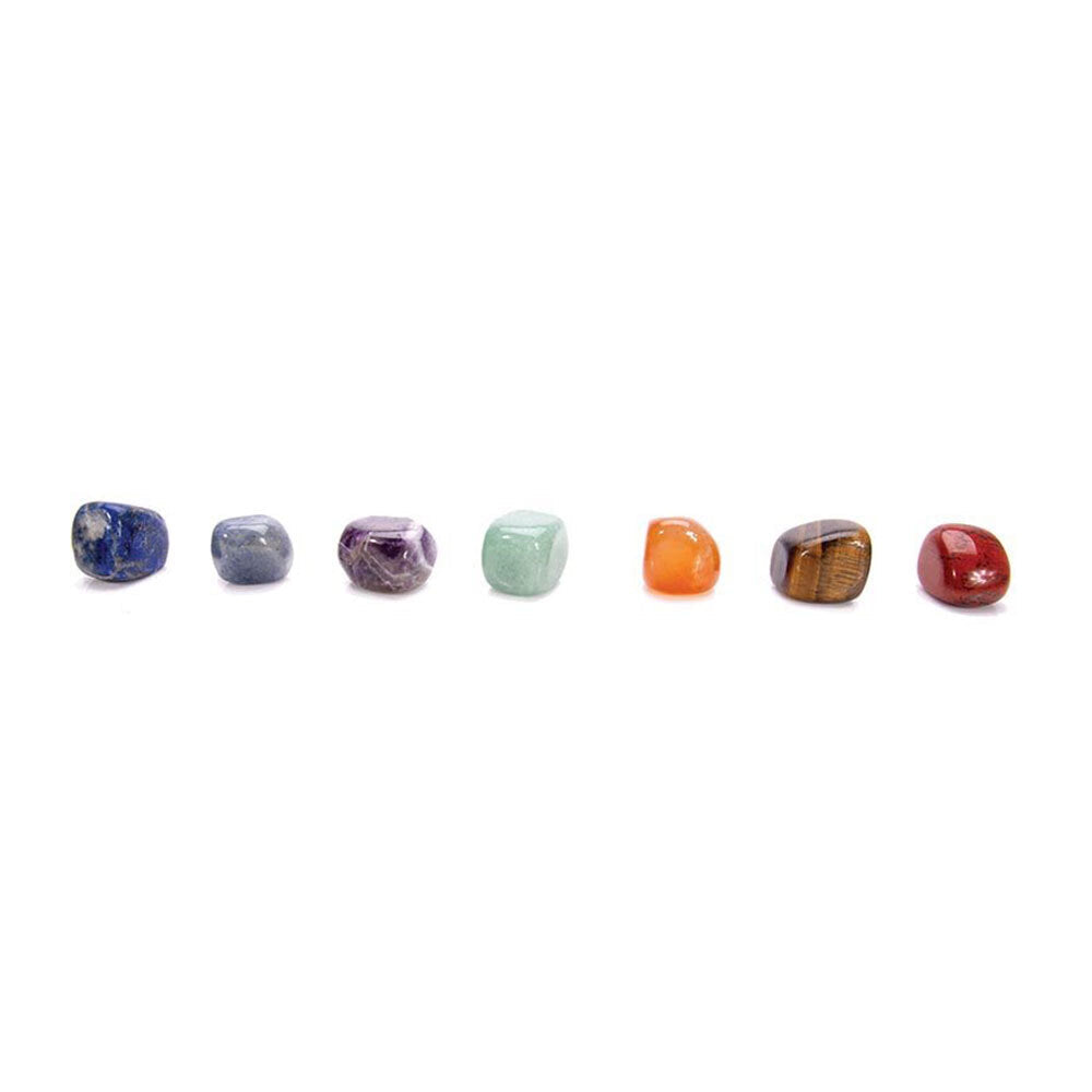 IS Gift Isgift Crystal Chakra Set Meditation/Heal Crystal Stones Rocks All Natural (7 Pieces) — image 2