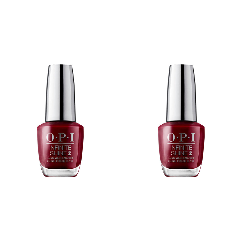 Opi Infinite Shine 15ml Long Wear Lacquer Nail Polish Cant Be Beet Red (2 Pack)