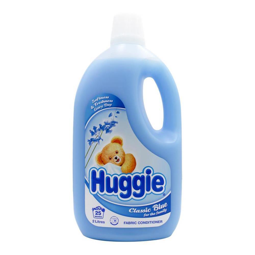 Huggie Fabric Conditioner Classic Blue Front & Top Loader Softens Clothes 2L (6 Pack) — image 2