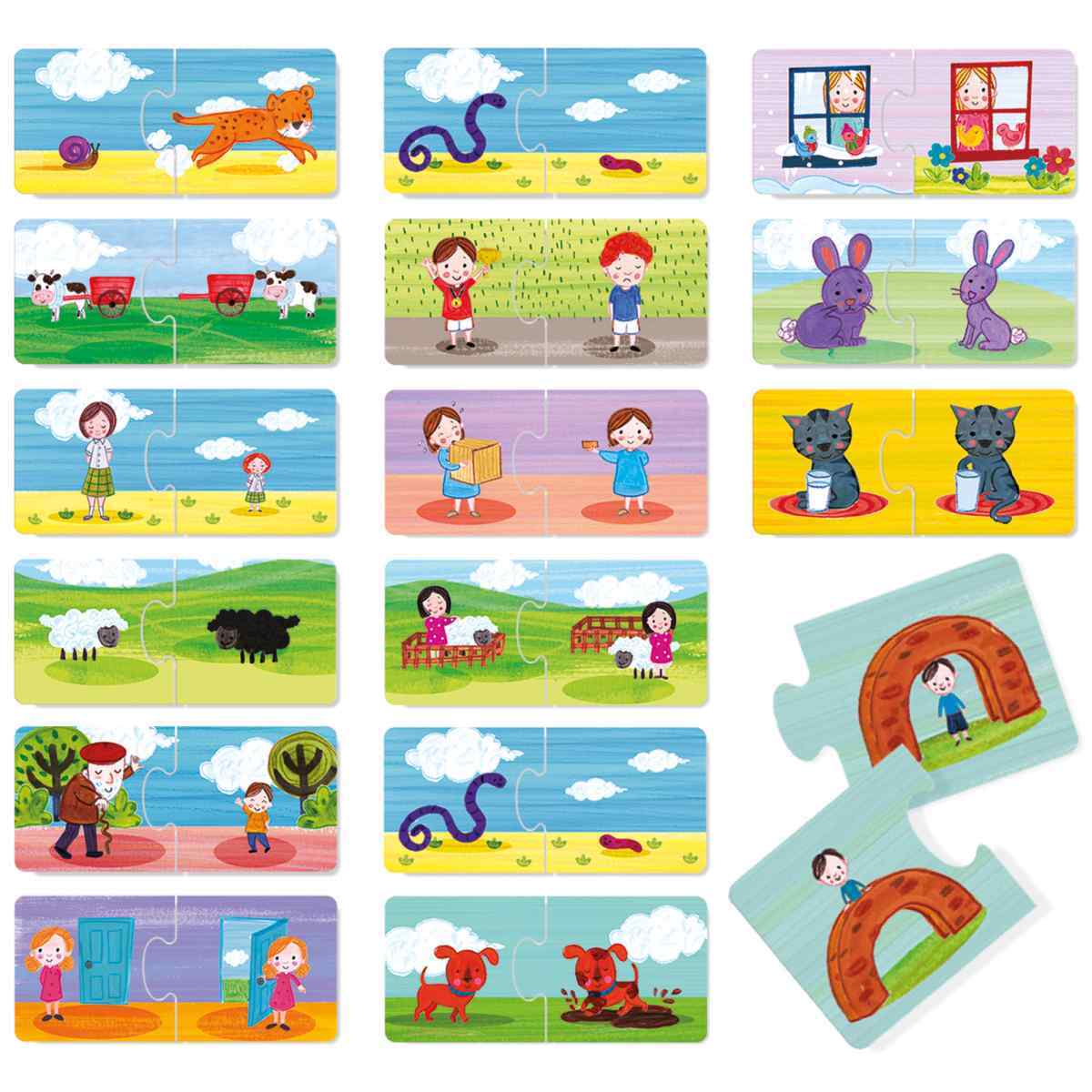 Headu Game of Opposites Jigsaw Puzzle Kids/Children Fun Play Activity Game 3y+ — image 2