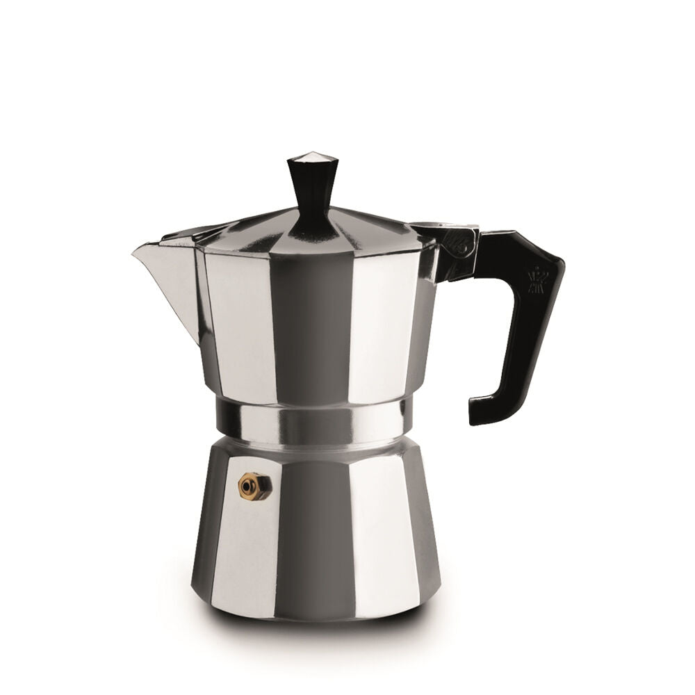Pezzetti Italexpress Silver Cafetiere 3-Cup Stovetop Espresso Coffee Maker