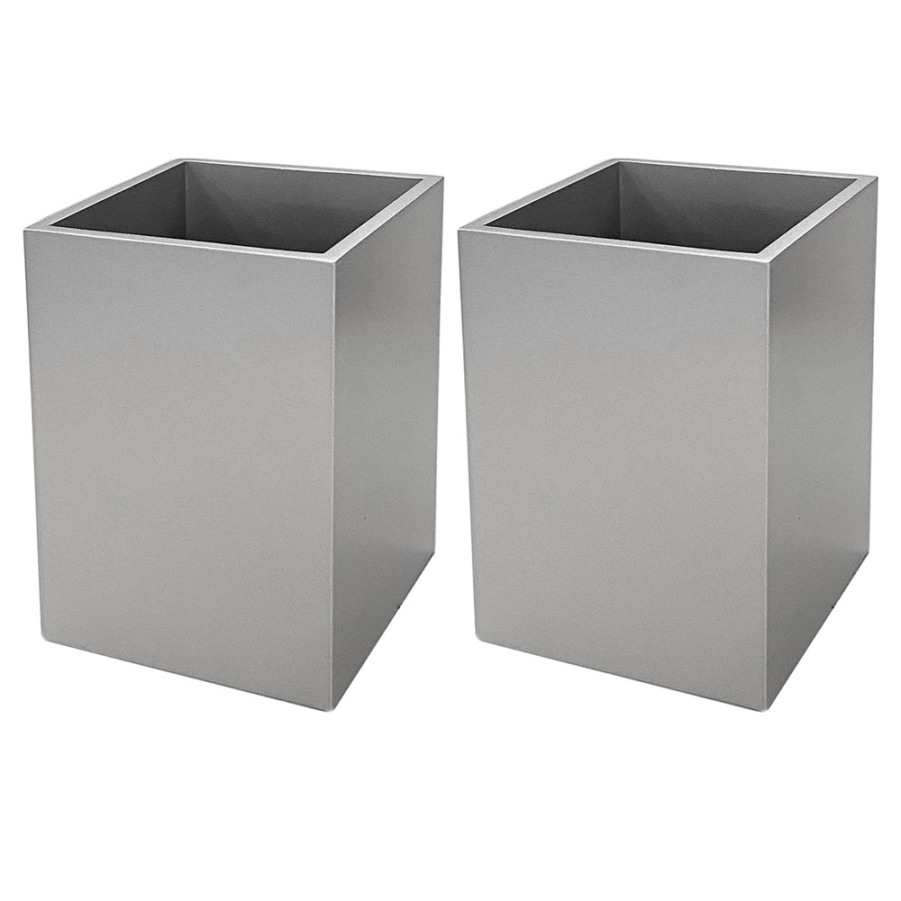 Rectangular 10cm Pen Desk Organiser/Home Office stationery Cup Storage/Holder (2 Pack)