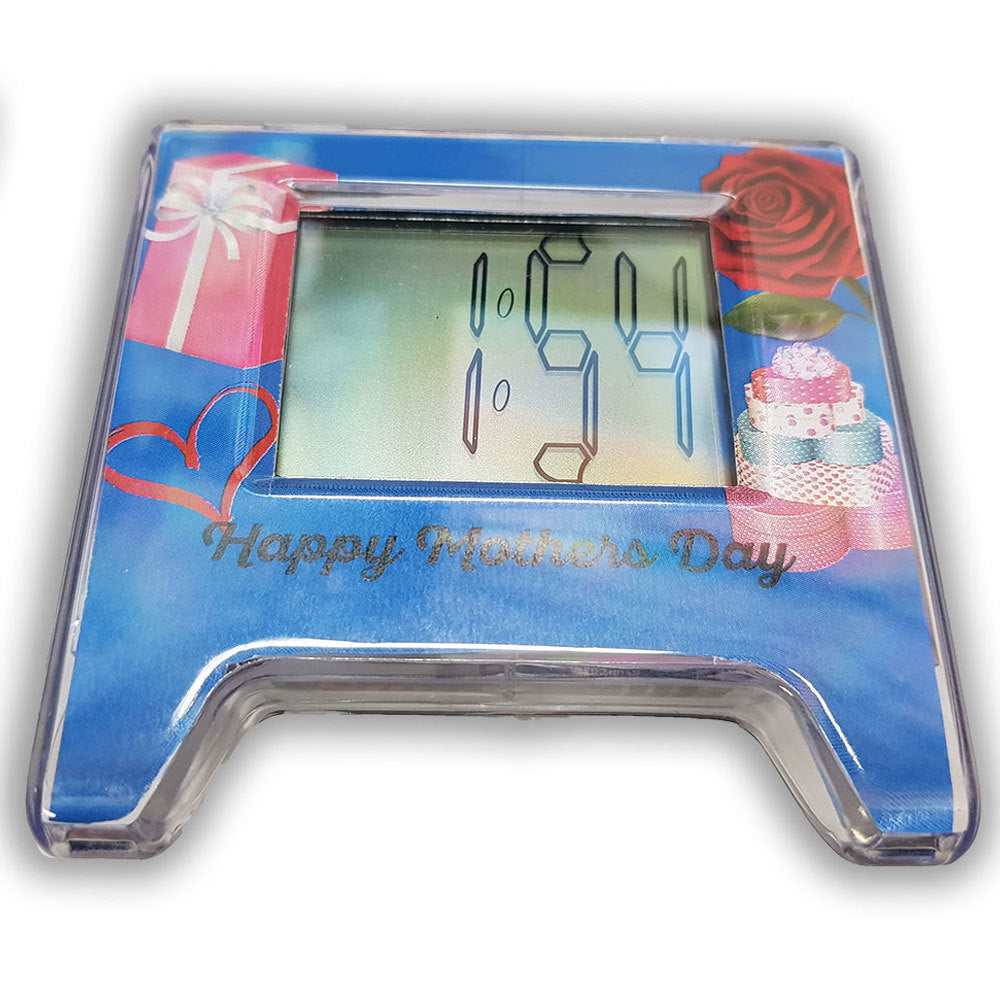 Generic Mother's Day Portable Bedside Desk/Table Digital Battery Operated Alarm Clock BL