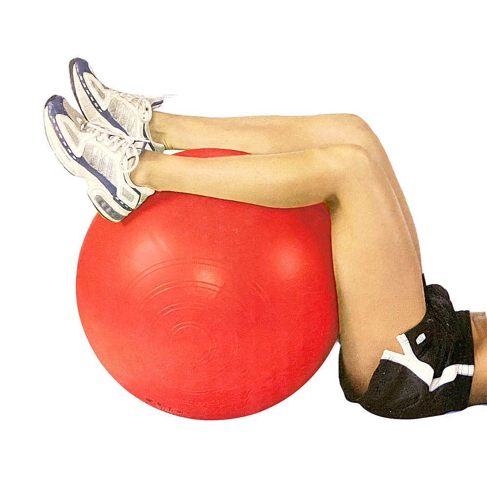 Generic Exercise Fitness 65cm Fit Ball/Inflatable/Pilates/Yoga/Crossfit/Gym w/ Pump Red