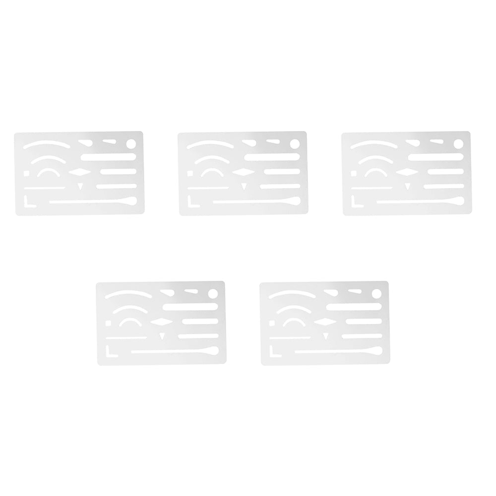 Kent Erasing Shield Home/School stationery Technical Drawing/Design Set (5 Pack)