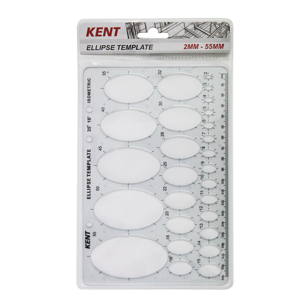 Kent Template Ellipse Home/School stationery Technical Drawing/Design Set (2 Pack) — image 2