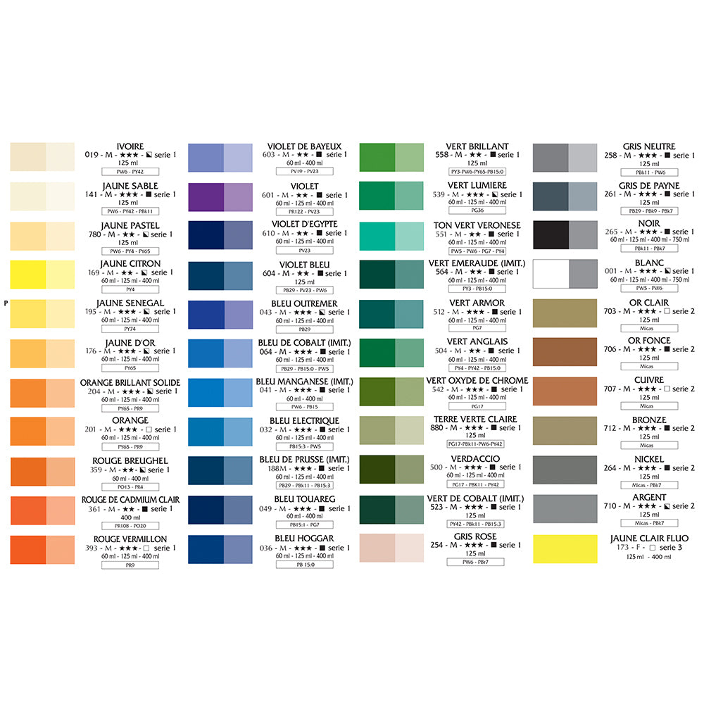 Lefranc & Bourgeois Flashe Vinyl Colour Paint 125ml Vermilion Red Art Craft — image 2