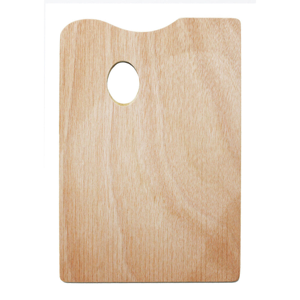 Jasart Rectangle Oil/Acrylic Painting Wooden Palette Art/Craft 30cm Small NTRL