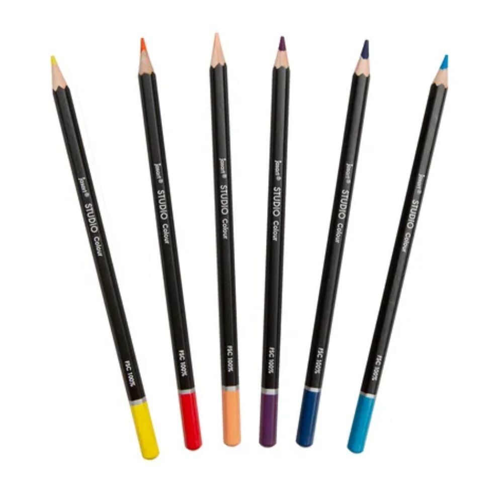 Jasart Studio Art/Craft Tin Colour Pencil Set Sketching/Drawing Non-Toxic (36 Pieces) — image 2