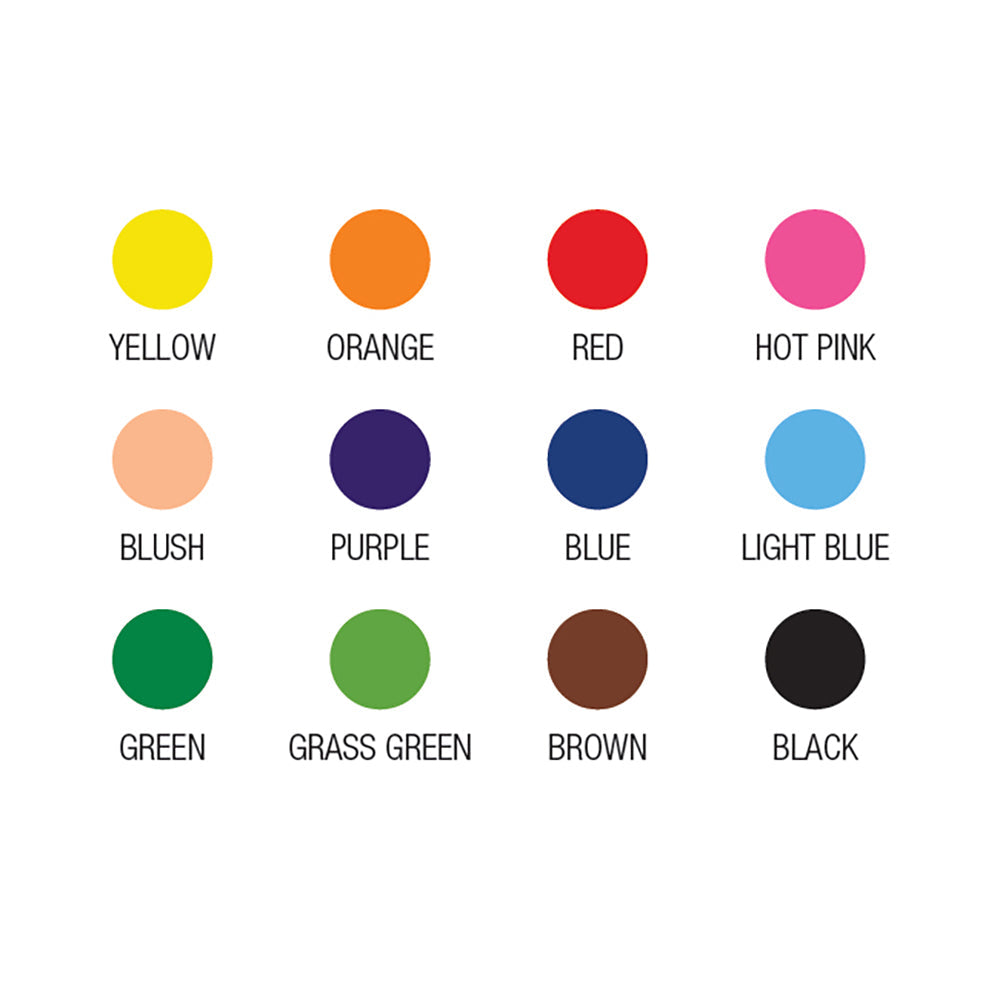 Jasart Coloursphere Jumbo Colouring Pencil Set Art Sketching Hexagonal (12 Pieces) — image 2