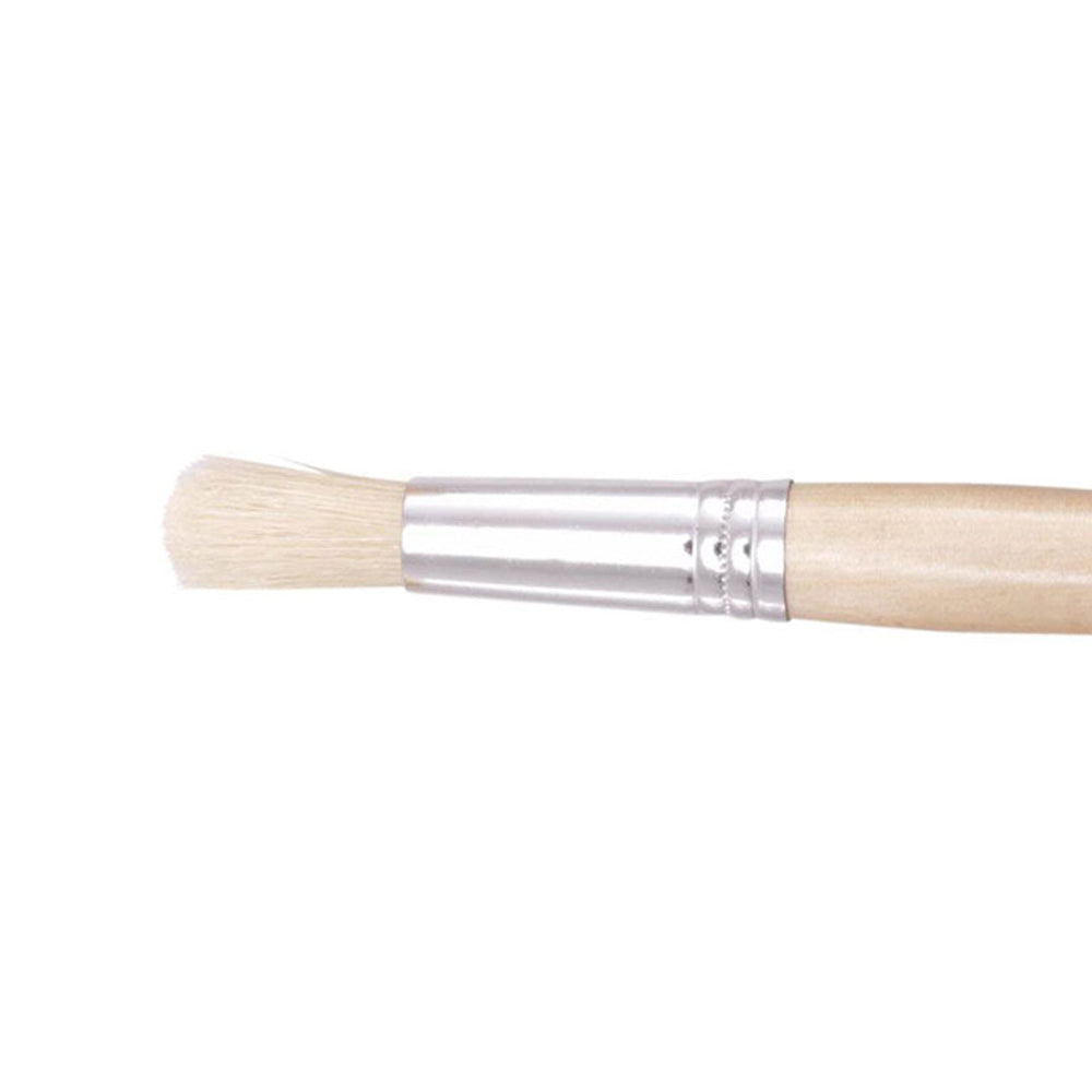 Jasart Soft Hog Bristle Round Size 11 Art/Craft Paint/Colour Brush Series 582