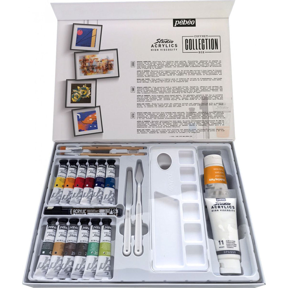 Pebeo Watercolour Paints Collection Set Creative Art Painting Complete Kit — image 2