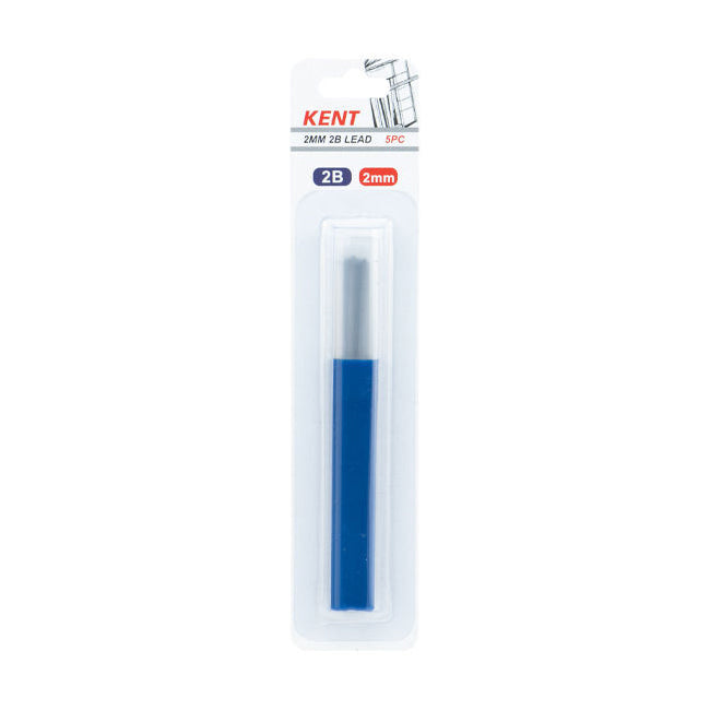 Kent 5pc Kent Clutch Pencil 2mm 2B Refill Home/School Technical Drawing/Design (2 Pack) — image 2