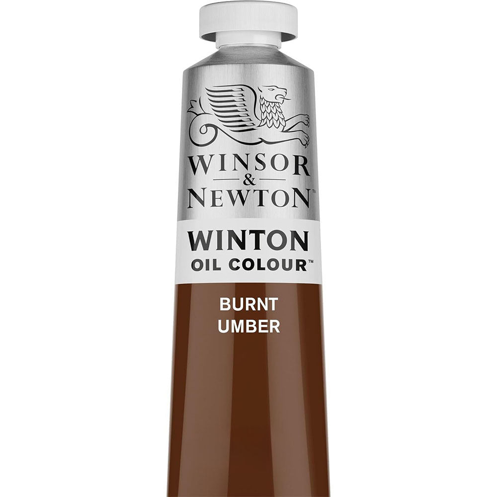 Winsor and Newton 200ml Winton Oil Colour Paint Artist/Painting Burnt Umber (2 Pack) — image 2