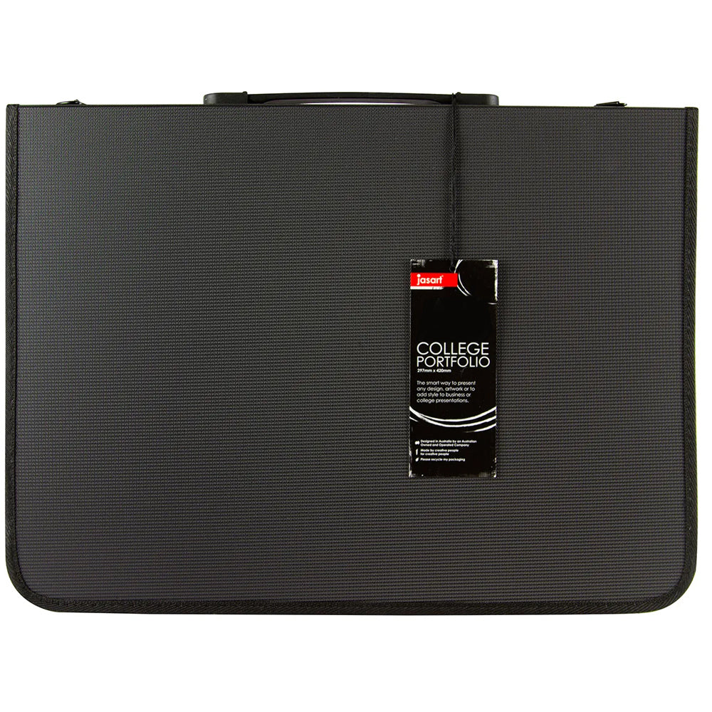 Jasart A3 College Student/Artist Portfolio 3-Rings Binder w/ Internal Pocket