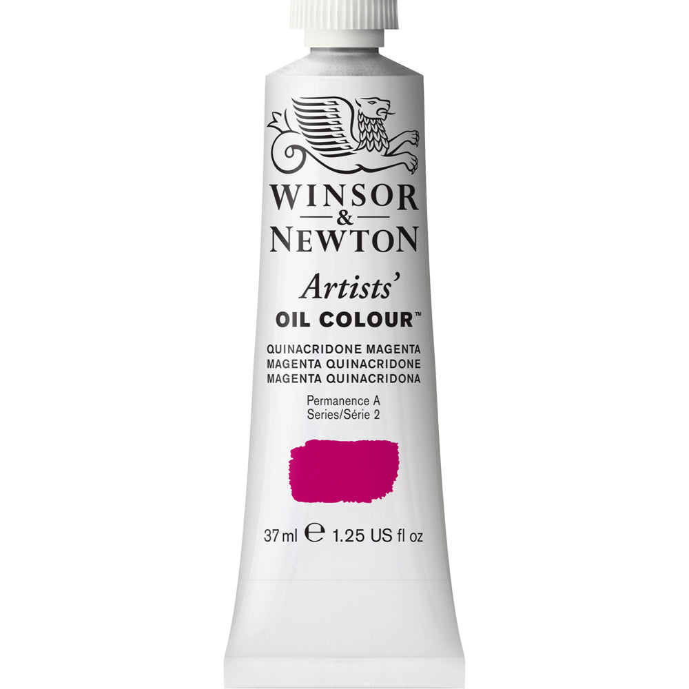 Winsor & Newton Artists Oil Colour 37ml Paint Quinacridone Magenta Series 2 (2 Pack) — image 2