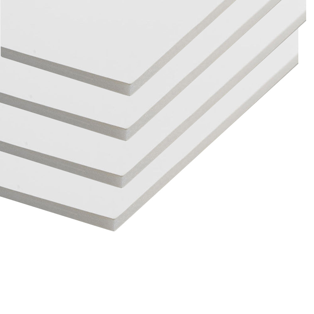 Jasart A1 Foamboard 5mm Backing Mounting Board - White (4 Pack)