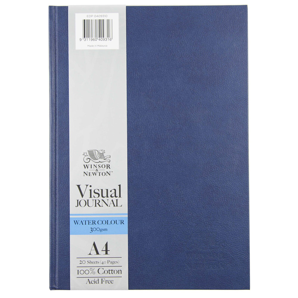 Winsor and Newton Hardbound Water Colour Visual Journal 300gsm 64-Pages — A4