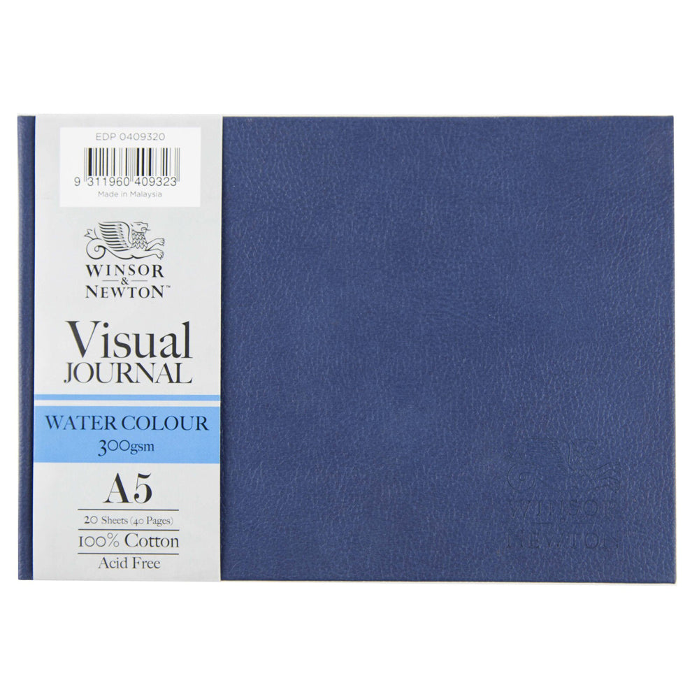 Winsor and Newton Hardbound Water Colour Visual Journal 300gsm 64-Pages — A5l
