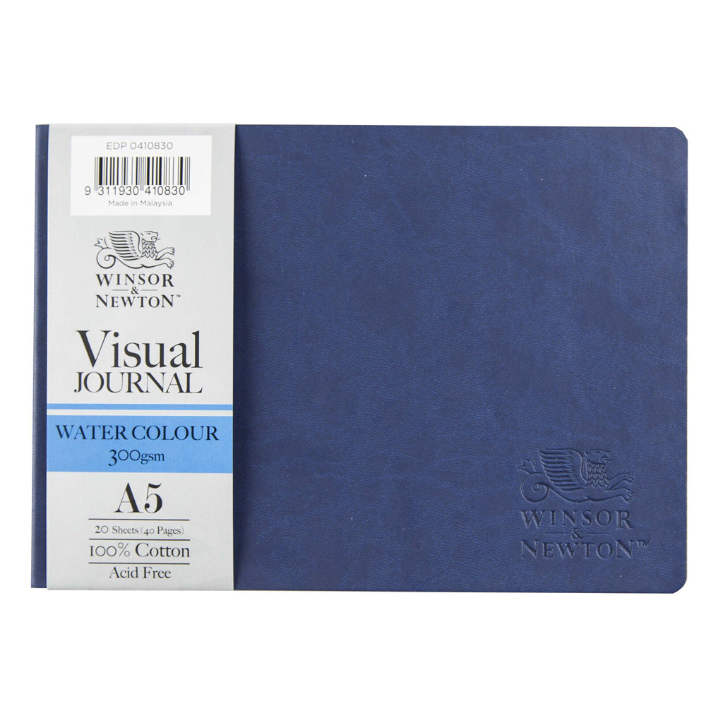 Winsor and Newton SoftCover Cotton Water Colour Visual Journal 300gsm 40-Pg — A5l