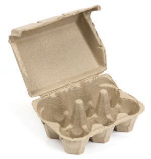 Jasart 24pc Jasart 6-Egg Holder Carton Tray School Art/Craft Activity Natural (4 Pack) — image 2