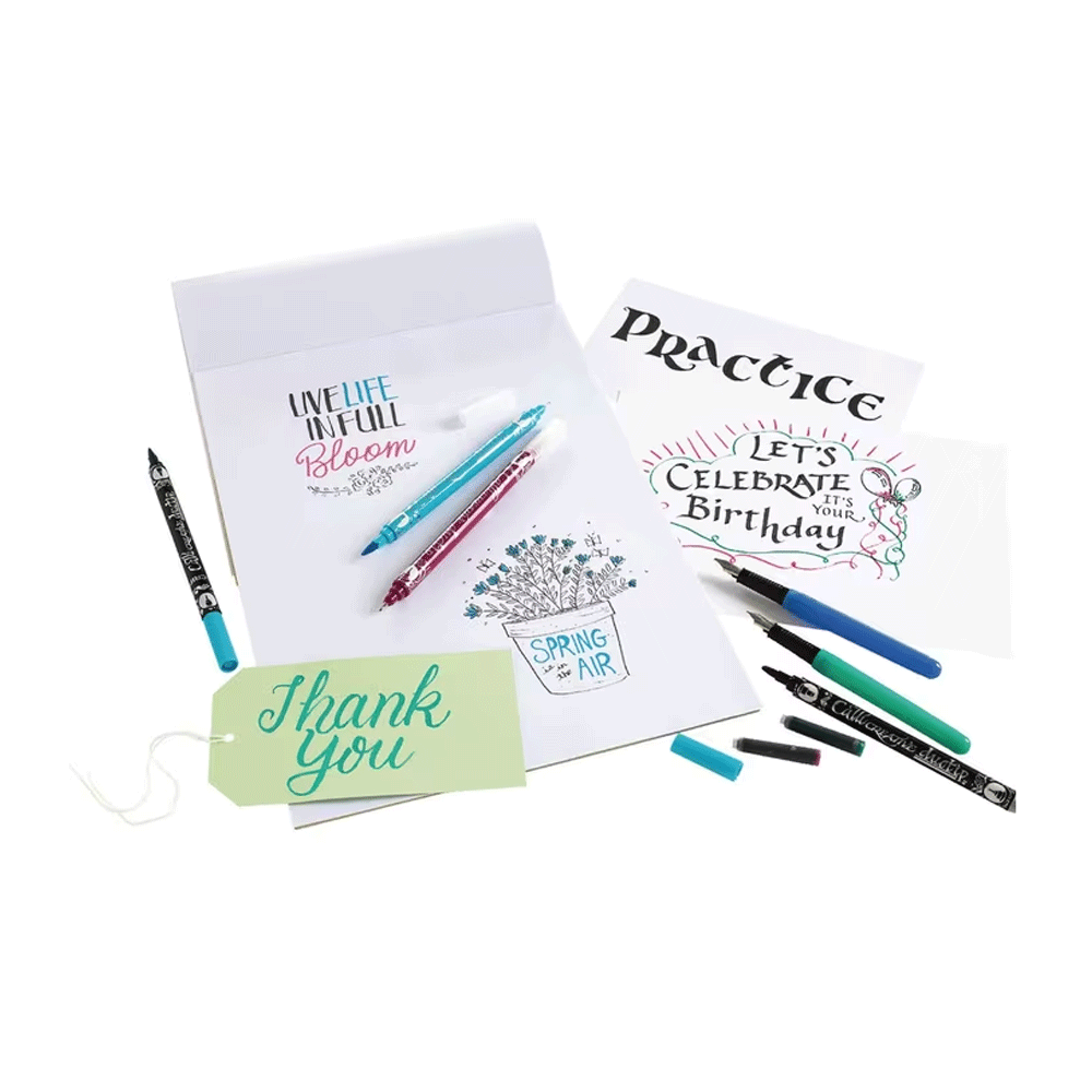 Manuscript Calligraphy Lettering Compendium Set Creative Arts And Craft Drawing — image 3