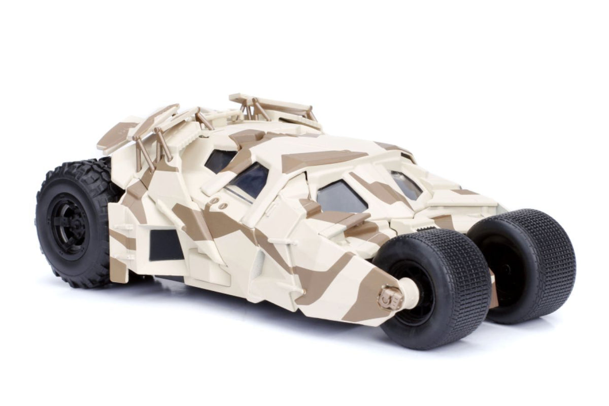 Jada Toys Batman Dark Knight w/ Camo Batmobile Tumbler 1:24 Scale Die-Cast Vehicle Toy — image 7