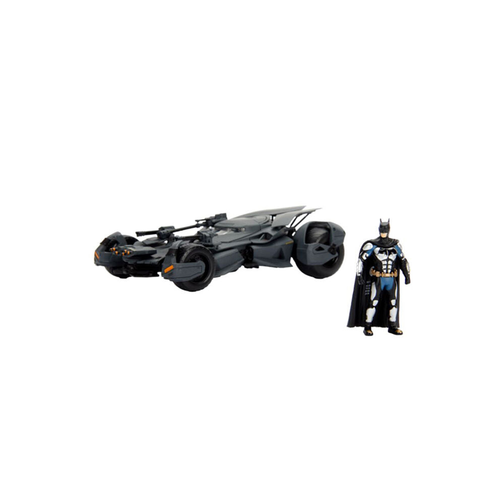 Jada Toys Justice League 2017 Batman w/ Batmobile 1:24 Scale Die-Cast Vehicle Toy — image 4