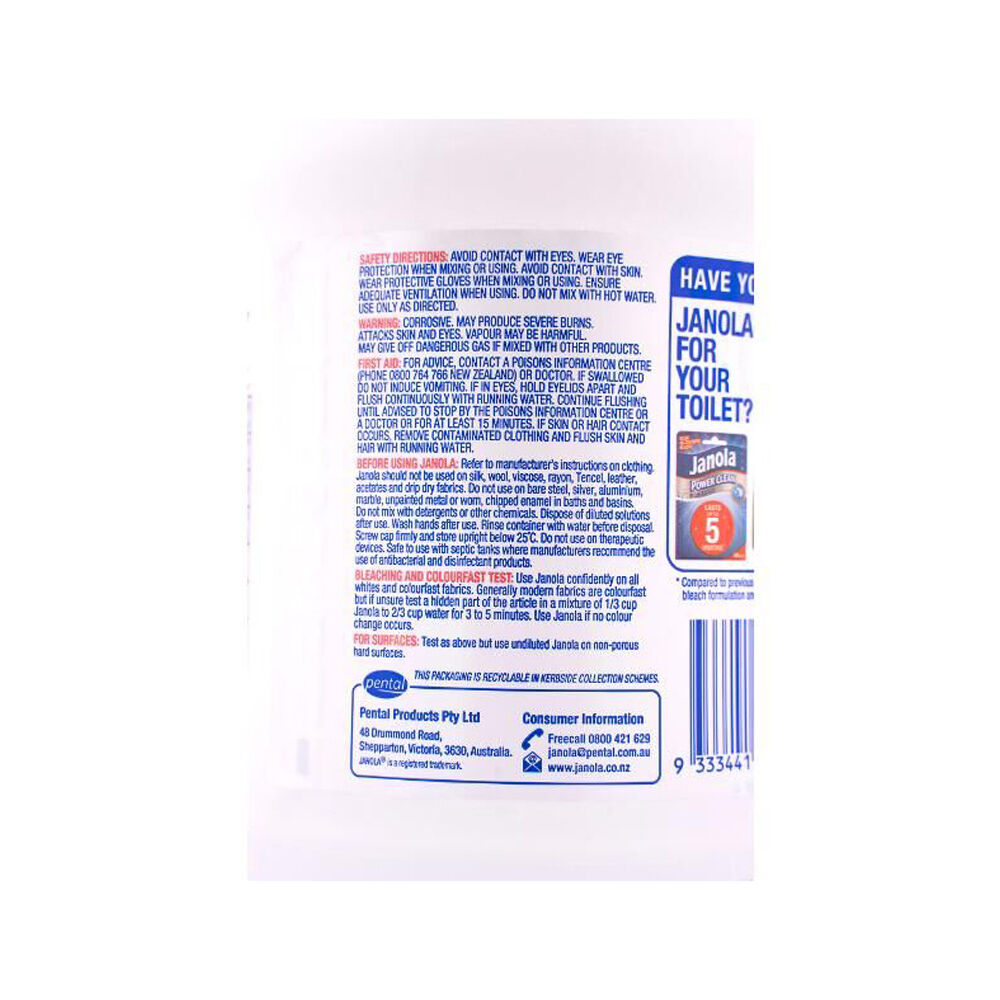 Janola Premium Liquid Germ Killing Bleach Surface Disinfectant 2.5L Regular — image 4