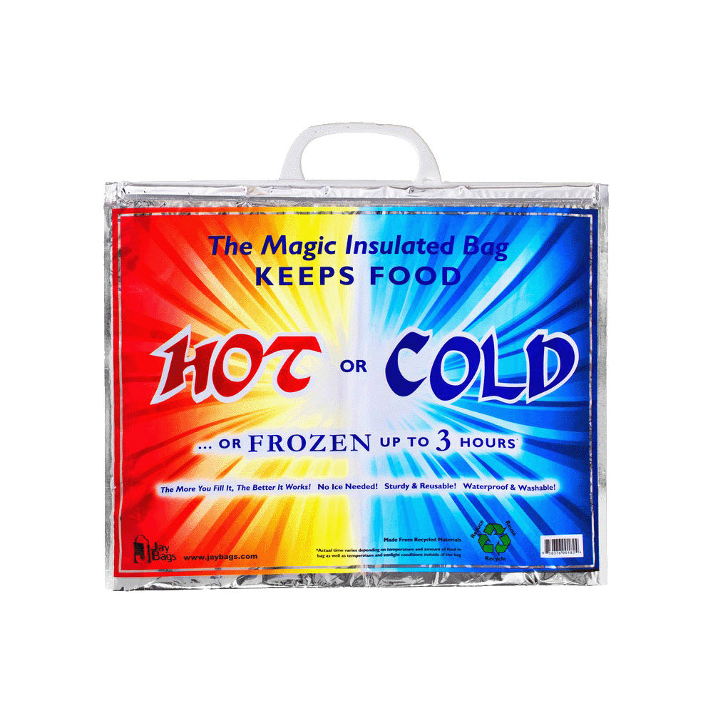 Jay Bags Hot & Cold Magic Insulated Food Bag/Pouch w/ Handle Reusable Large (5 Pack) — image 2