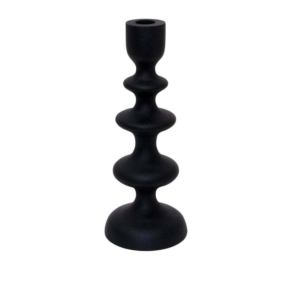 J. Elliot J.Elliot Novo 10x25cm Candle Holder Home Decorative Tabletop Centerpiece Black