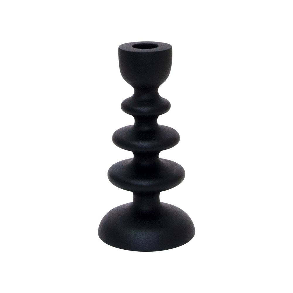 J. Elliot J.Elliot Novo 8.5x17.5cm Candle Holder Home Decor Tabletop Centerpiece Black
