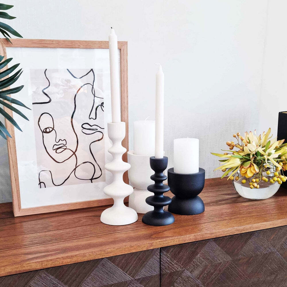 J. Elliot J.Elliot Novo 8.5x17.5cm Candle Holder Home Decor Tabletop Centerpiece Black — image 2
