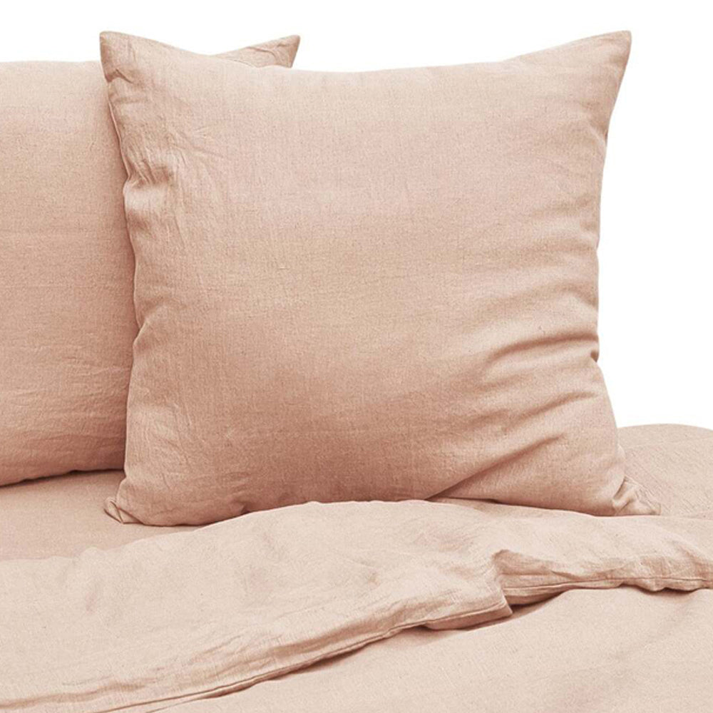 J. Elliot J Elliot Home Linen Collection Euro 65x65cm Cushion Cover/Case Square Blush (2 Pieces) — image 2